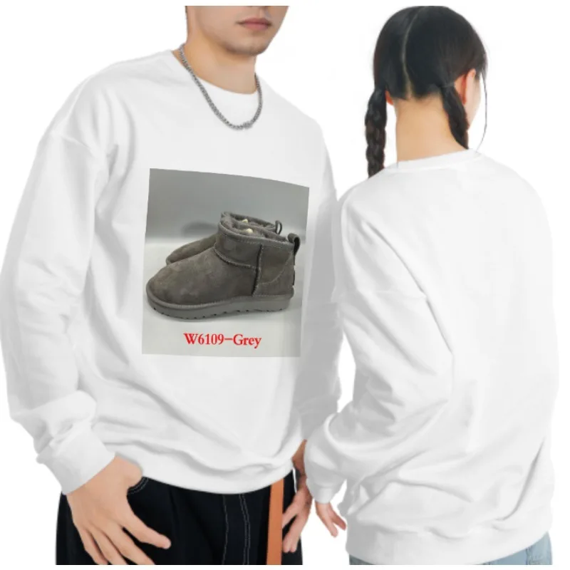 2024 Winter Couple Sweatshirt Boots Leather Groom Wear