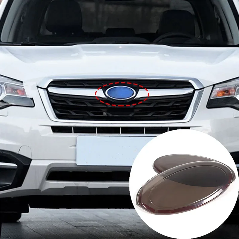 Logo Decoration Ring Front And Rear Logo Cover Car Stickers For Subaru Forester 2013-2018 Exterior Accessories