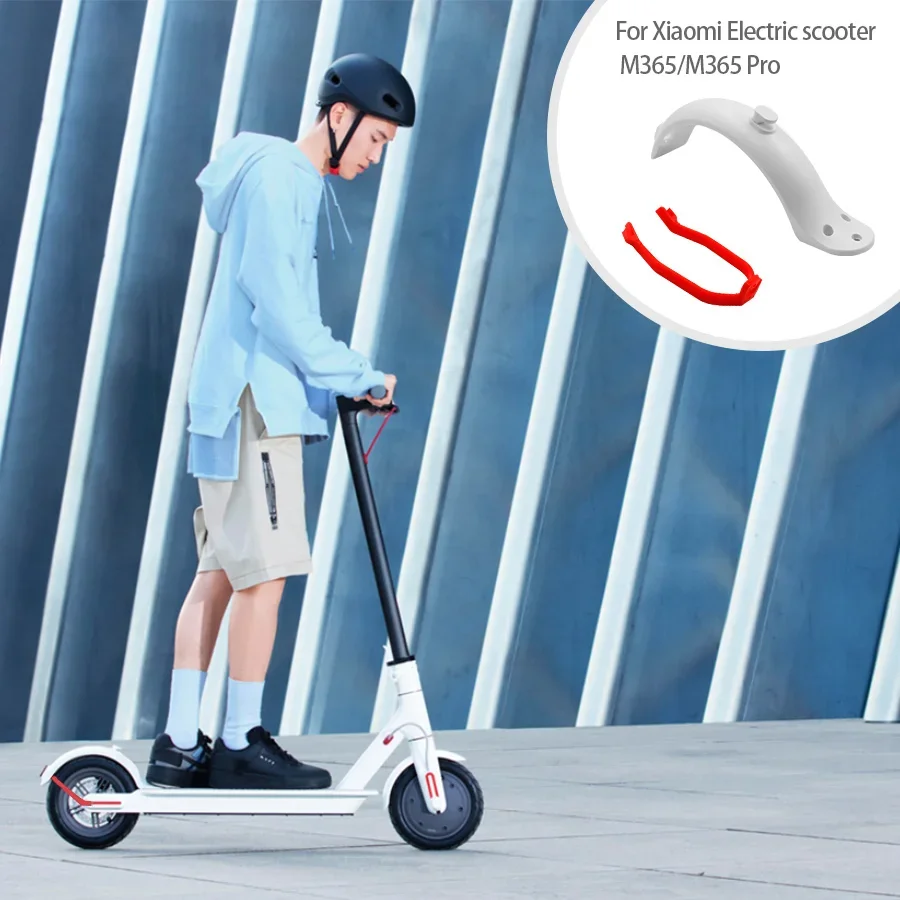 E-scooter belakang Mudguard Support untuk Xiaomi M365 M187 Pro 1S ban percikan Fender Hook Cover tutup sekrup M365 Fender dengan lampu belakang