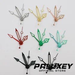 NH34 Ghost GMT Hands Four Needles Hands Green Luminous Rose Gold Silver Gold Black Watches Pointer Suitable NH34A 4R34 Movement