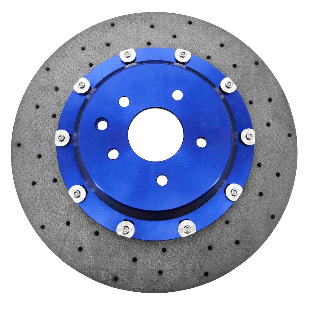 Carbon Fiber Cover Composite Ceramic Brake Disc for Ford Shelby Gt 350
