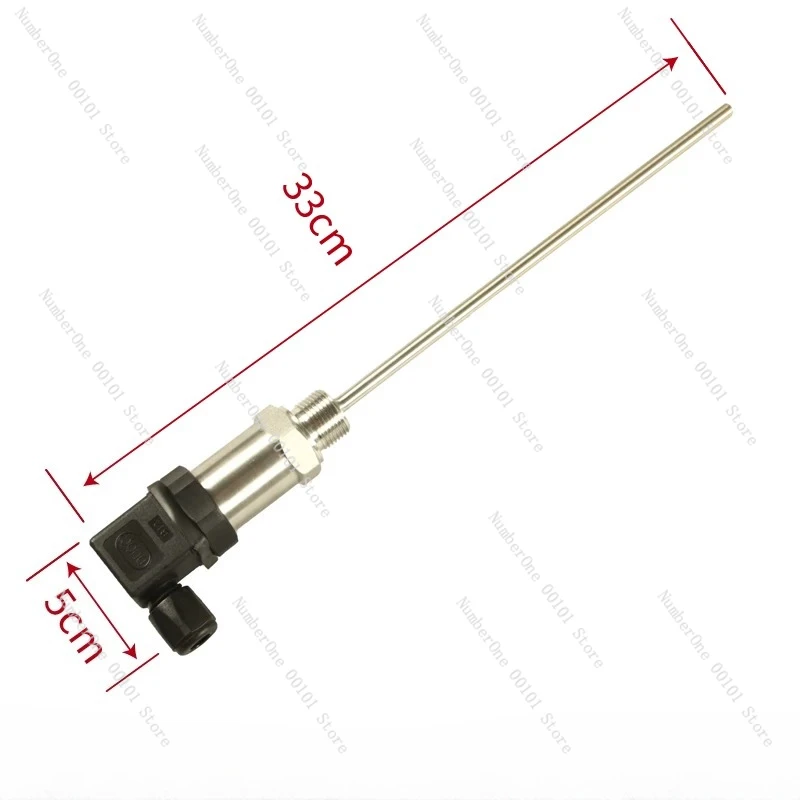 PT100 Temperature Sensor Transmitter, High Precision Universal Detector for Gas and Liquid, 4-20mA Output