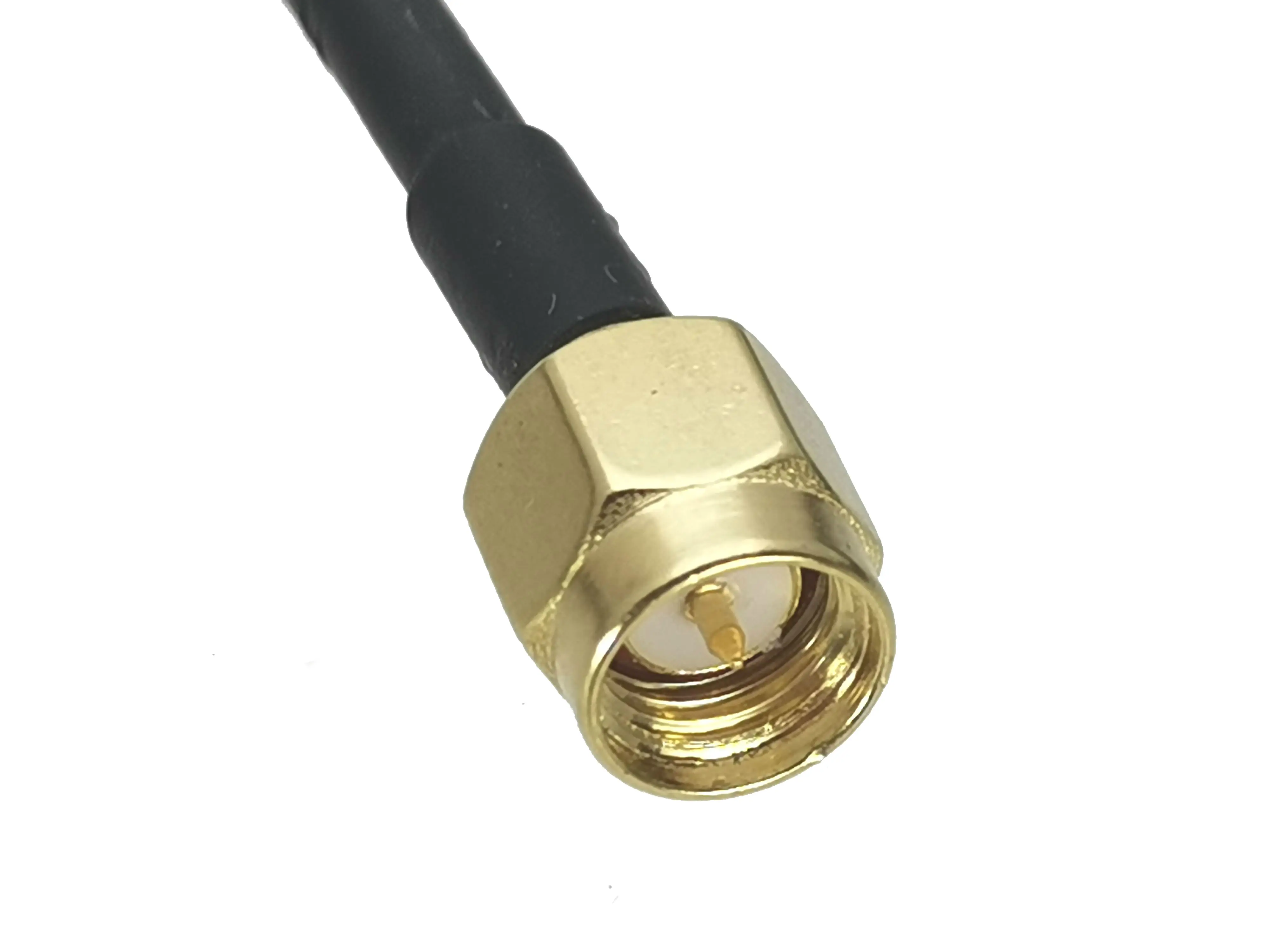 1 Stuks Rg174 Rf Pigtail Bnc Mannelijke Plug Pin Naar Sma Mannelijke Plug Rechte Kabel Jumper 4Inch ~ 5M Rf Coaxiale Connector