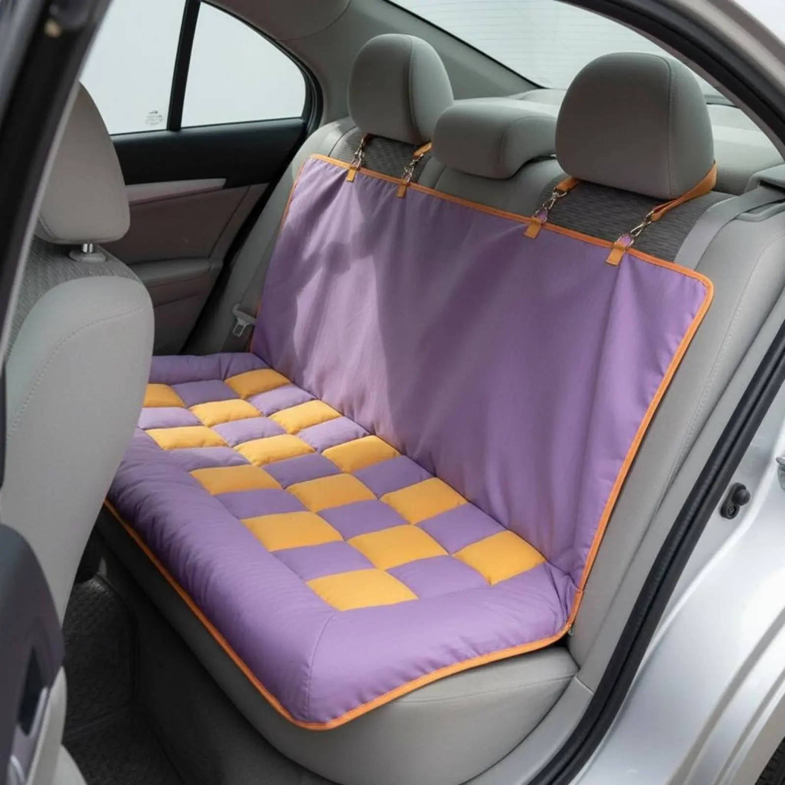 

Car Back Seat Pet Bed Anti-Dirt Dog Car Bed Back Seat Pet Mat Portable Travel Dog Blanket Padded for Dogs