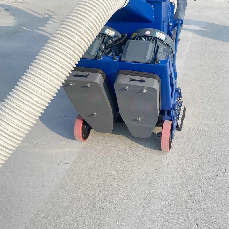 Portable Road Surface Bridge Deck Motorway Road Marking Remove Shot Blasting Machine Price
