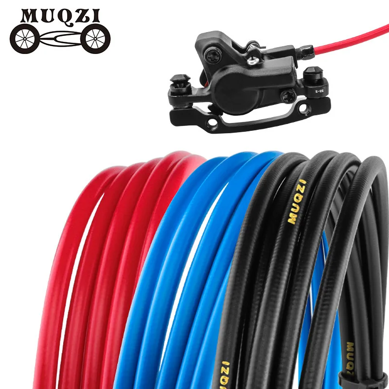 MUQZI mountain bike oil disc brake YouTube 5mm oil injection hydraulic nylon pipe modification upgrade accessories