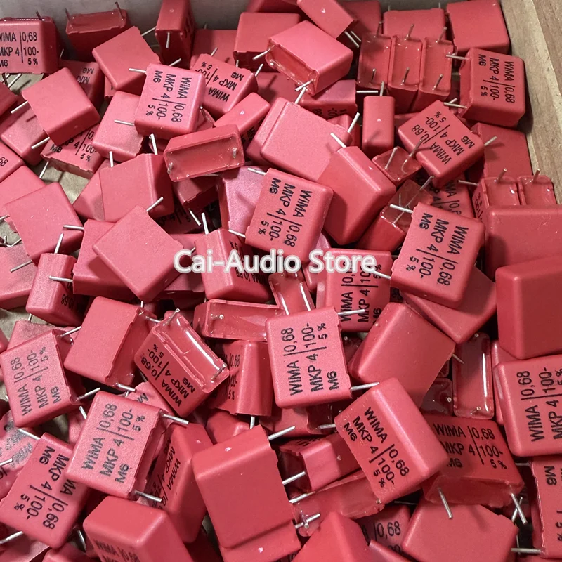 5PCS/10PCS/20PCS/Lot WIMA MKP4 100V 0.68UF 100V0.68UF 684 680NF Film Capacitor 100v680nf 100V684 Pitch 15mm MKP4D036804F00