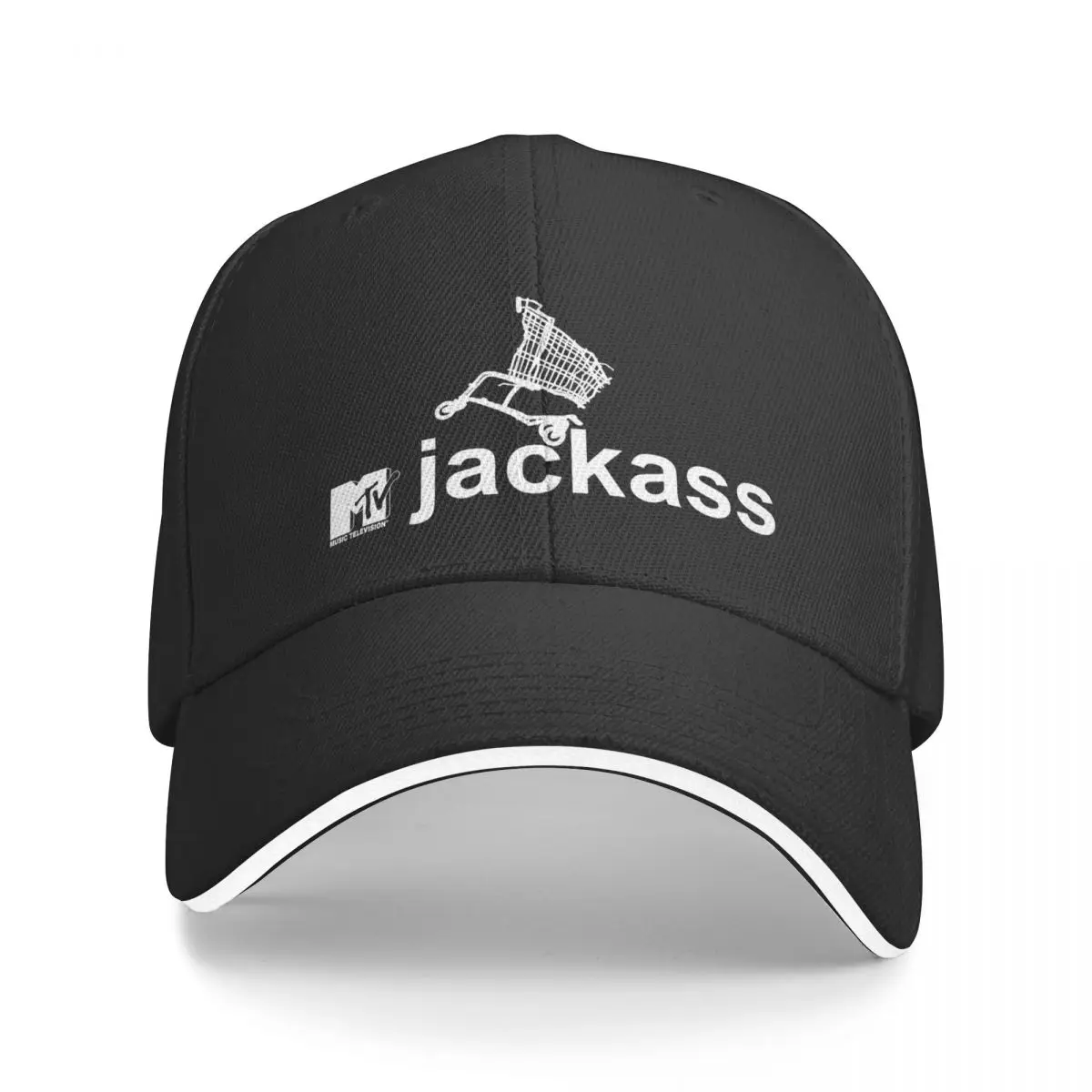 Vtg 2001 mtv show jackass Baseball Cap Ball Cap Fishing cap Trucker funny hat Women Hats Men's