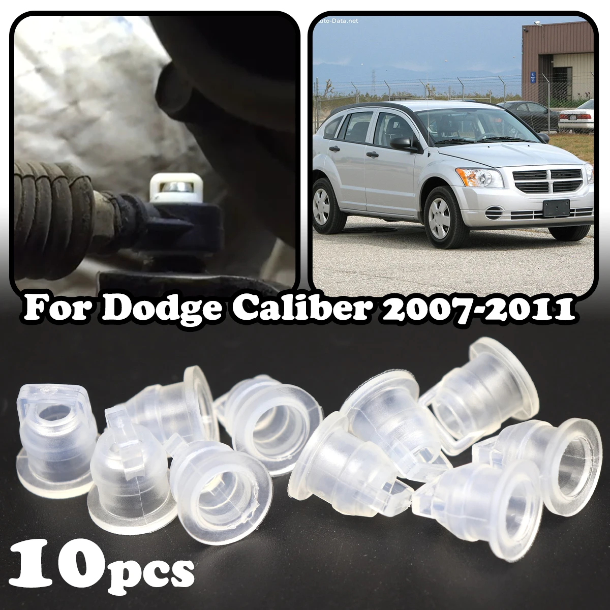 

10pcs Gear Shift Cable Bushing Automatic Gearbox Line Rubber Sleeve Car Accessories For Dodge Caliber 2007 2008 2009 2010 2011