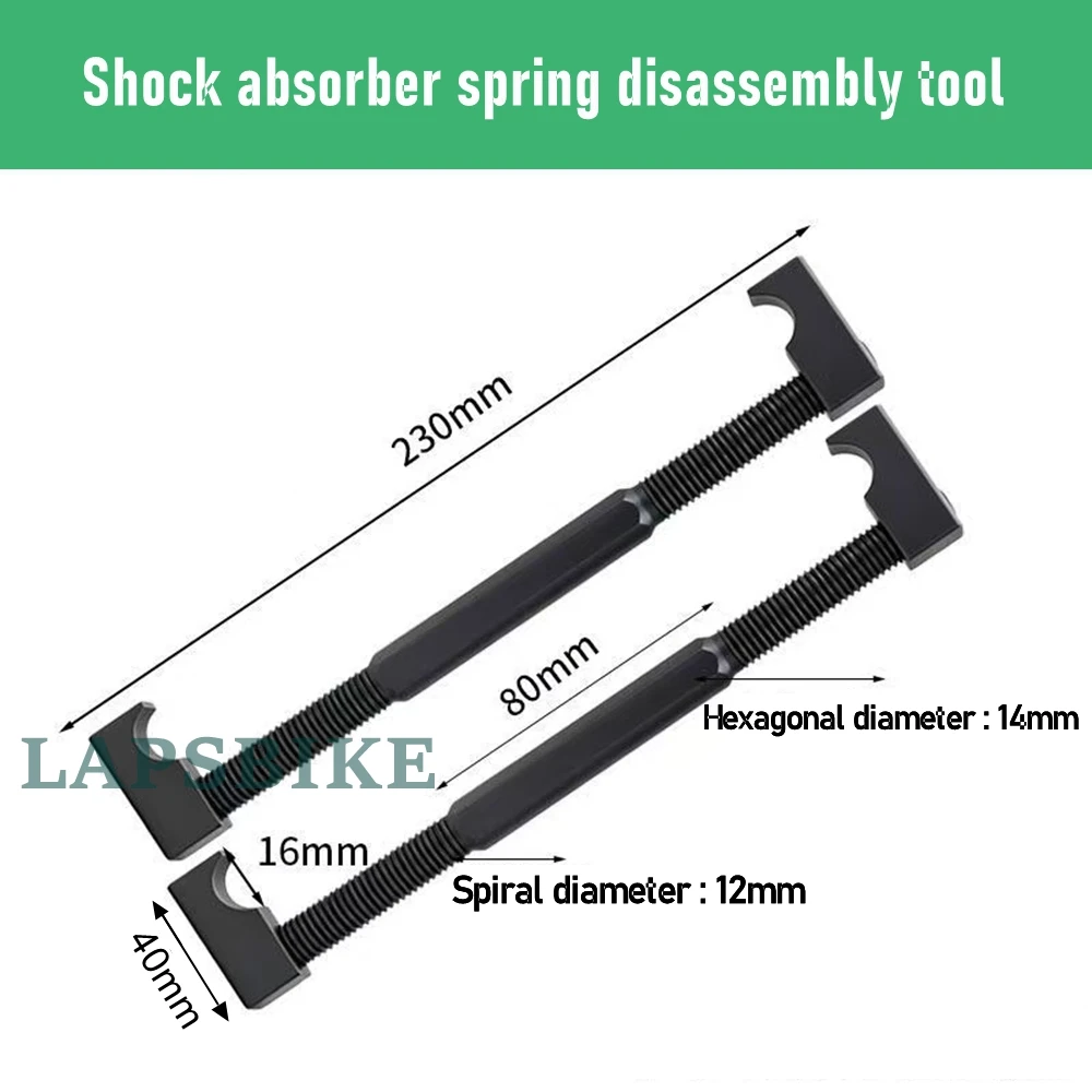 2pcs Motorcycle E-bike Shock Absorber Spring Compression Tool Remover Enhances Riding Experience, Easy To Install And Remove