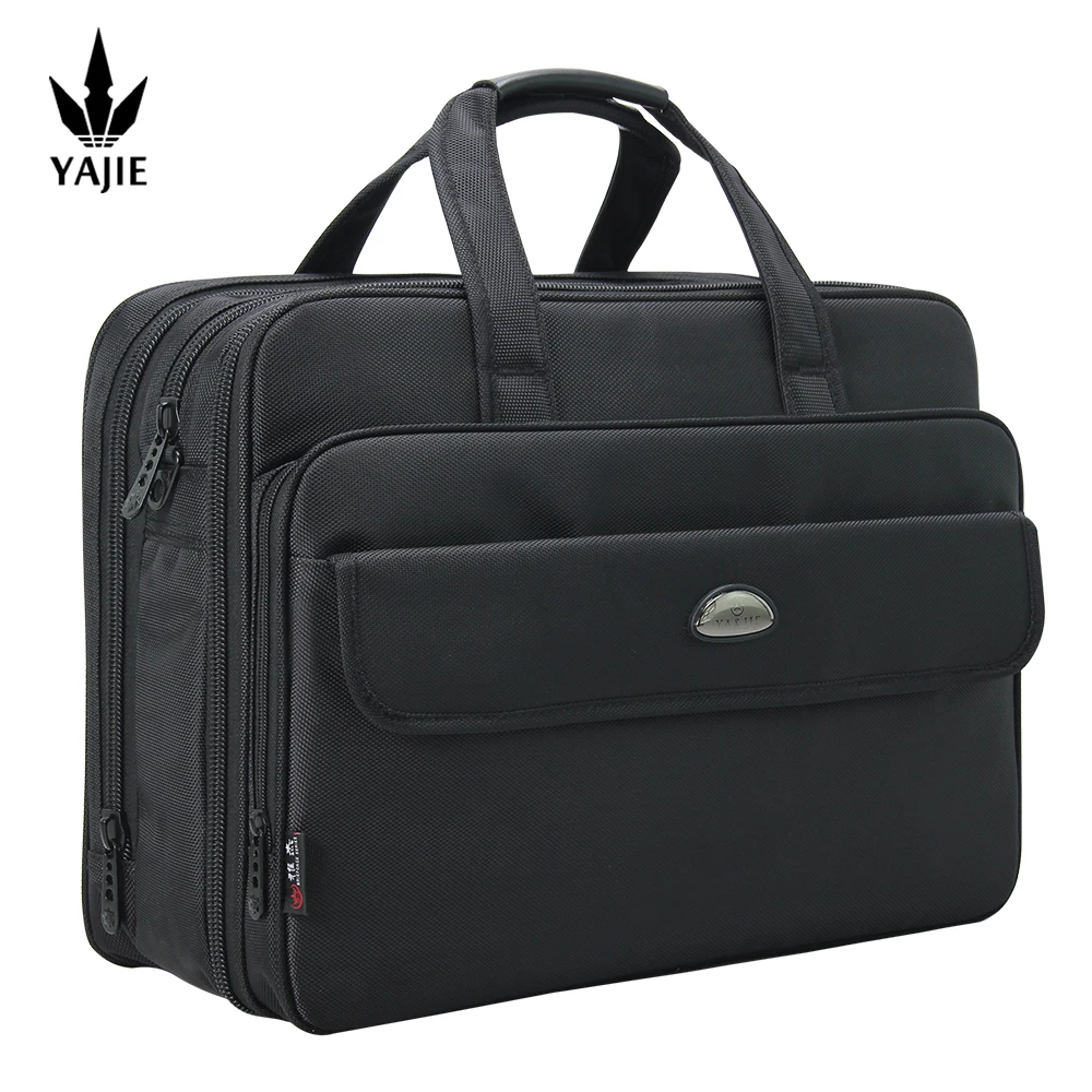 Große Kapazität Aktentasche Tasche Männer Business-Tasche 17-Zoll-Laptop-Tasche Umhängetaschen Leinwand Handtaschen Notebook-Tasche Umhängetaschen