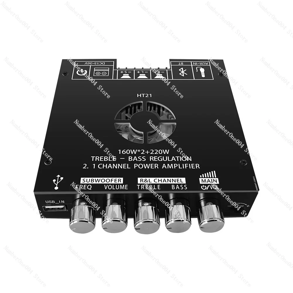 

HT21 2.1CH Bluetooth Amp Module - TDA7498E Chip with Bass/Treble Adjustment (Neutral Sound)