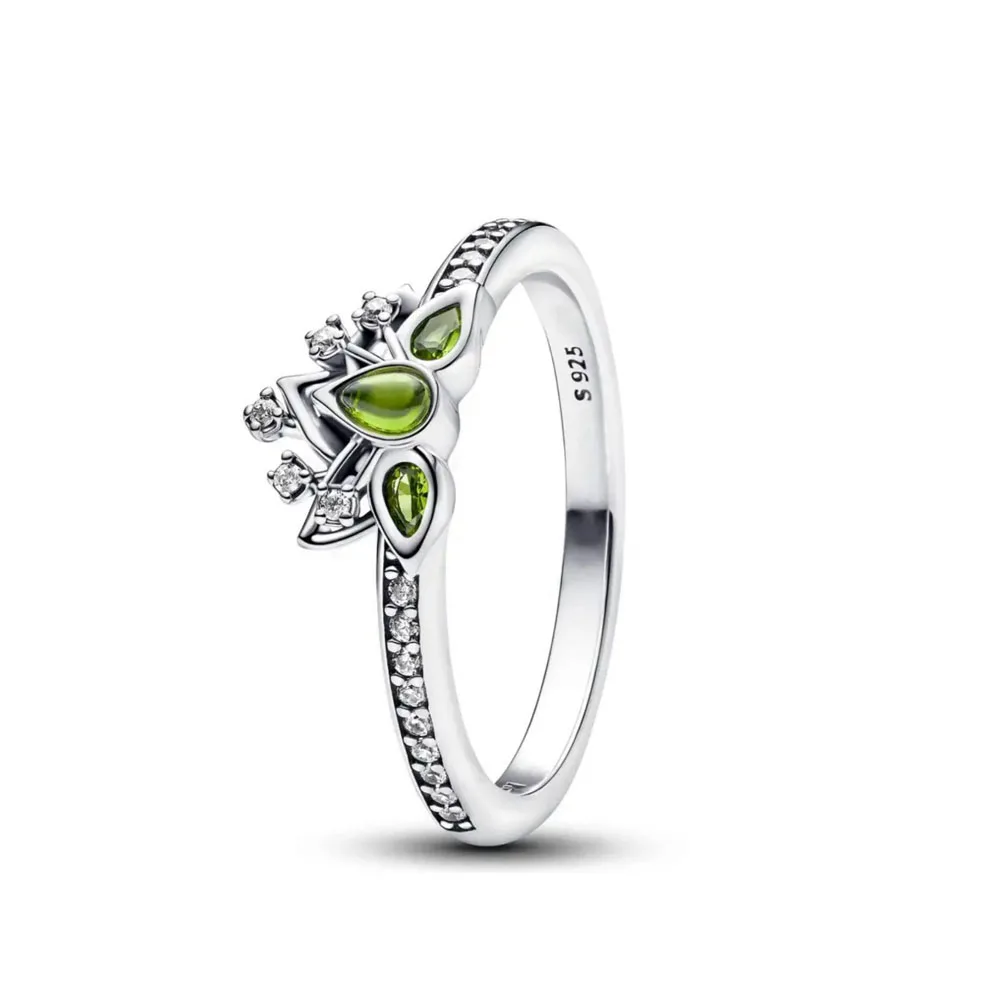 Gran oferta, anillo de princesa encantador de Plata de Ley 925 a la moda, talla 6, 7, 8, 9, accesorio de lujo de cristal de boda Original para mujer