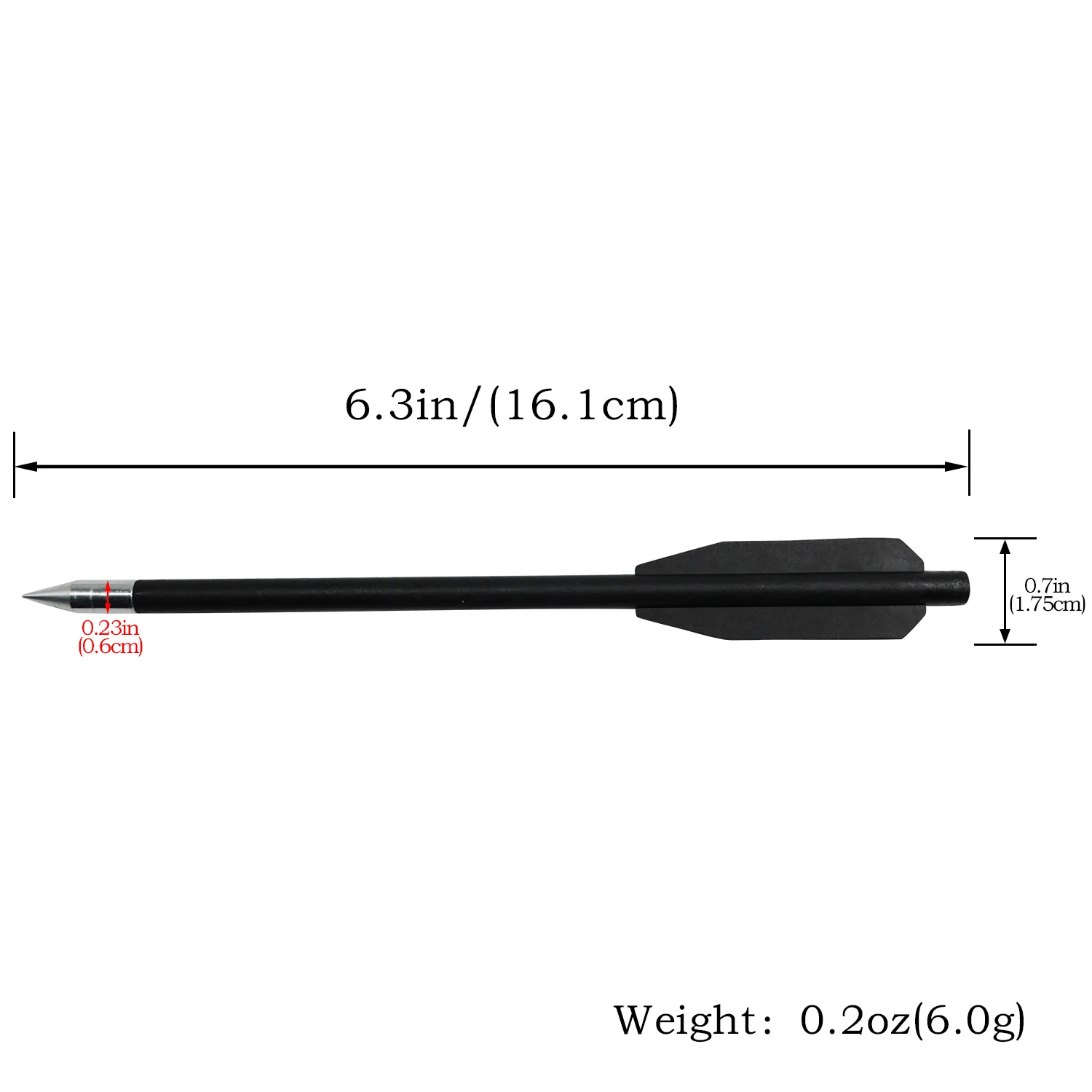 12/24 Pcs Universal Slingshot Darts with Cone Tip, Black Shaft & Blade Fin Tail for Outdoor Target Practice & Precision Sports