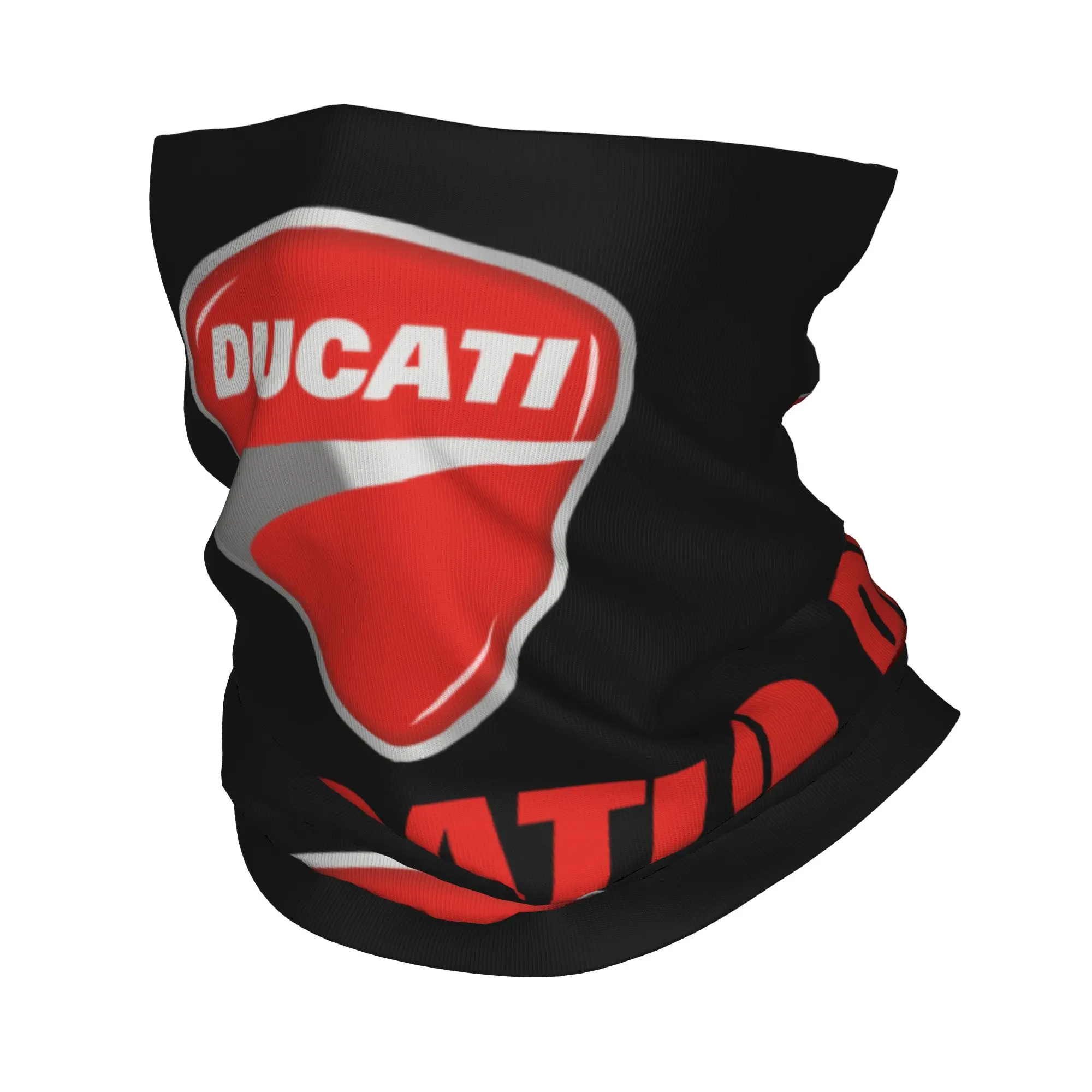 Maßgefertigter Ducati Motorrad-Bandana Halswärmer für Männer und Frauen Winter Wandern Ski Schal Gaiter Rennteam Gesichtsbedeckung