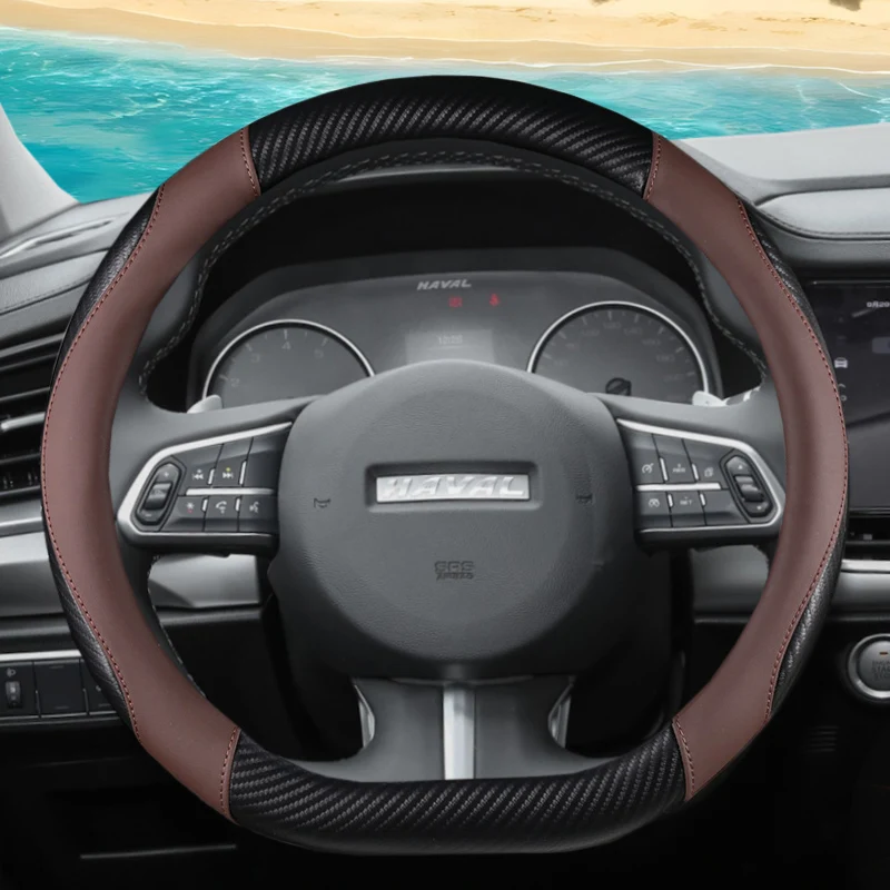 عجلة توجيه سيارة غطاء 38 سنتيمتر ل Haval H9 2025 Dargo 2024 M6 زائد H6 Hev F7 Jolion H3 H5 F7x Jolyon Jolion اكسسوارات السيارات