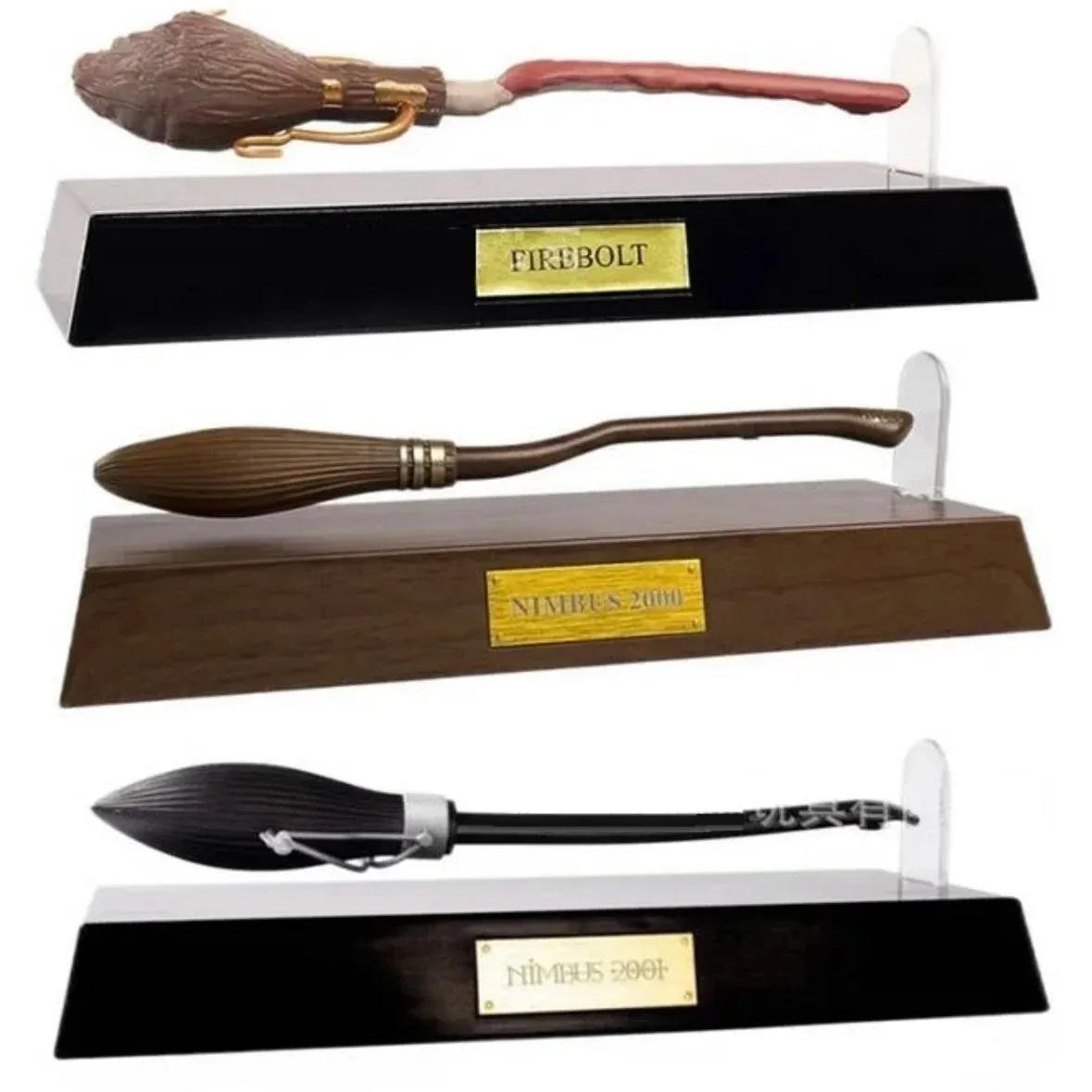 Harries Cosplay Fans Prop Levitating Potter Broomstick Pen Nimbus 2000 2001 Firebolt Magic Tricks Collection Model