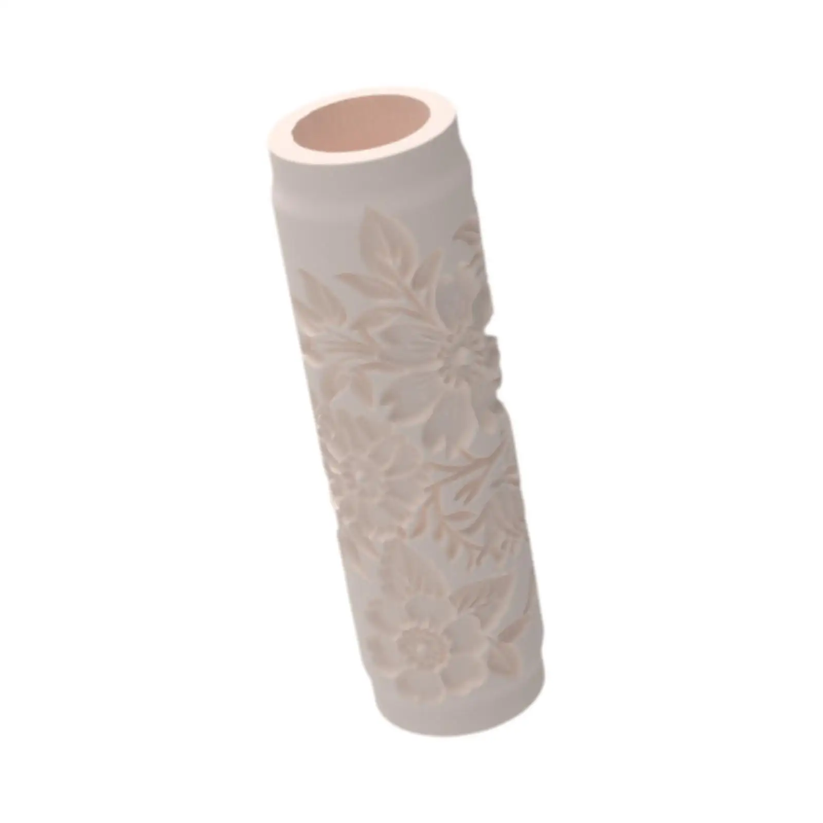 

Easy to Clean Flower Clay Texture Roller Pottery Pattern Tool for Pottery DIY and Porcelain Craft Making