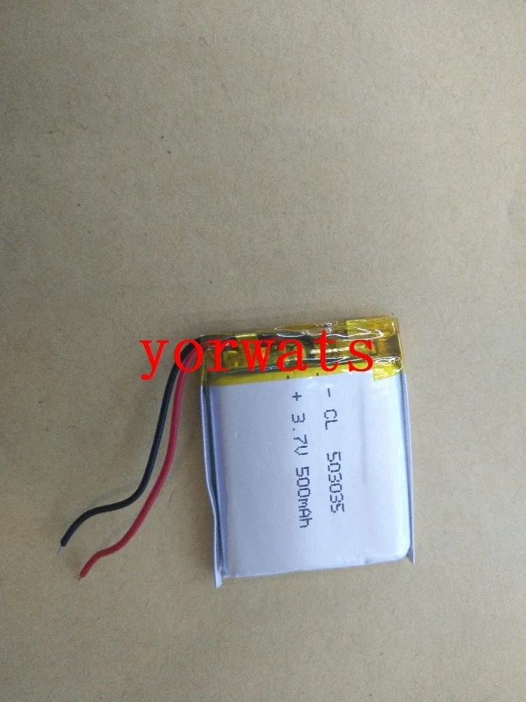 Neue heiße, wiederaufladbare Li-Ionen-Zelle, 3,7 V Polymer-Lithium-Batterie 503035   500 mAh Direktverkauf