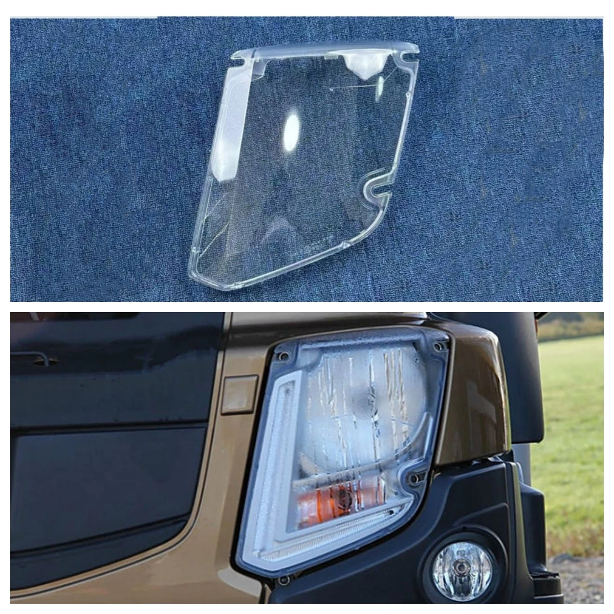 Voor Volvo FL FE Truck onderdelen Koplamp Cover Transparante Lampenkappen Lamp Koplamp Schaduw Lens Plexiglas