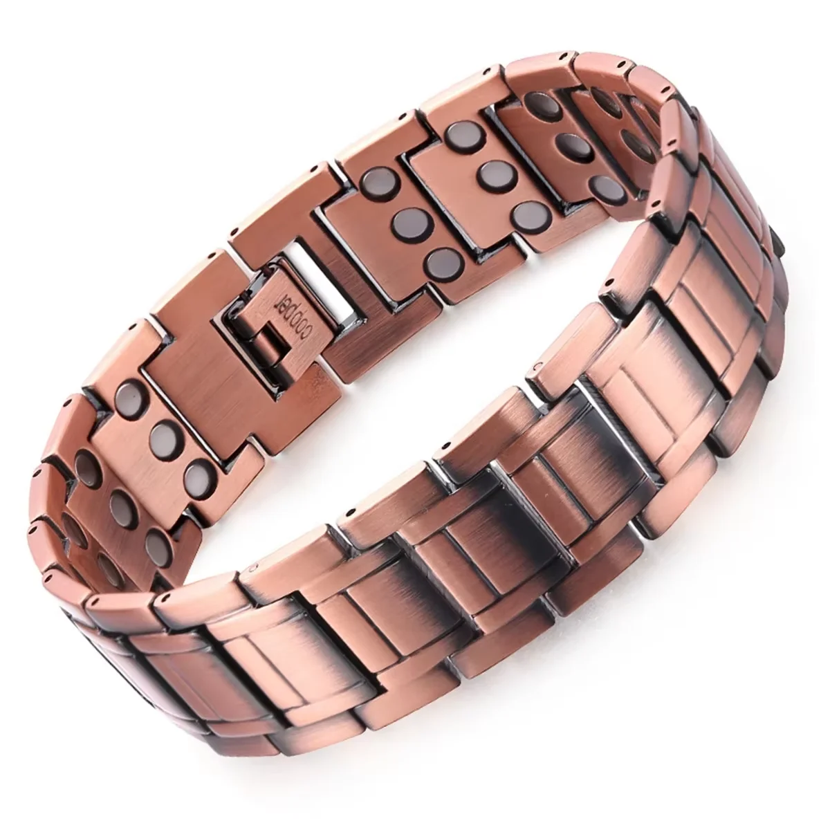 Magnetisches Armband für Herren, 3500 Gauss, 3-fach stärker, Magnettherapie-Verbindungsarmbänder, bestes Weihnachtsschmuckgeschenk