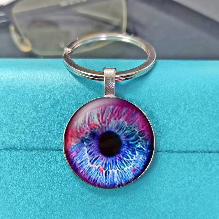 Popular Galaxy Trendy Nebula Eye Keychain, Unique Design Bag Charm, Versatile Daily Pendant