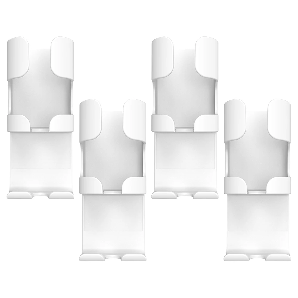 2/4-pack wandgemonteerde tandenborstelhouder compatibel met Oral B, iO & Philips Sonicare elektrische tandenborstels, badkameraccessoires