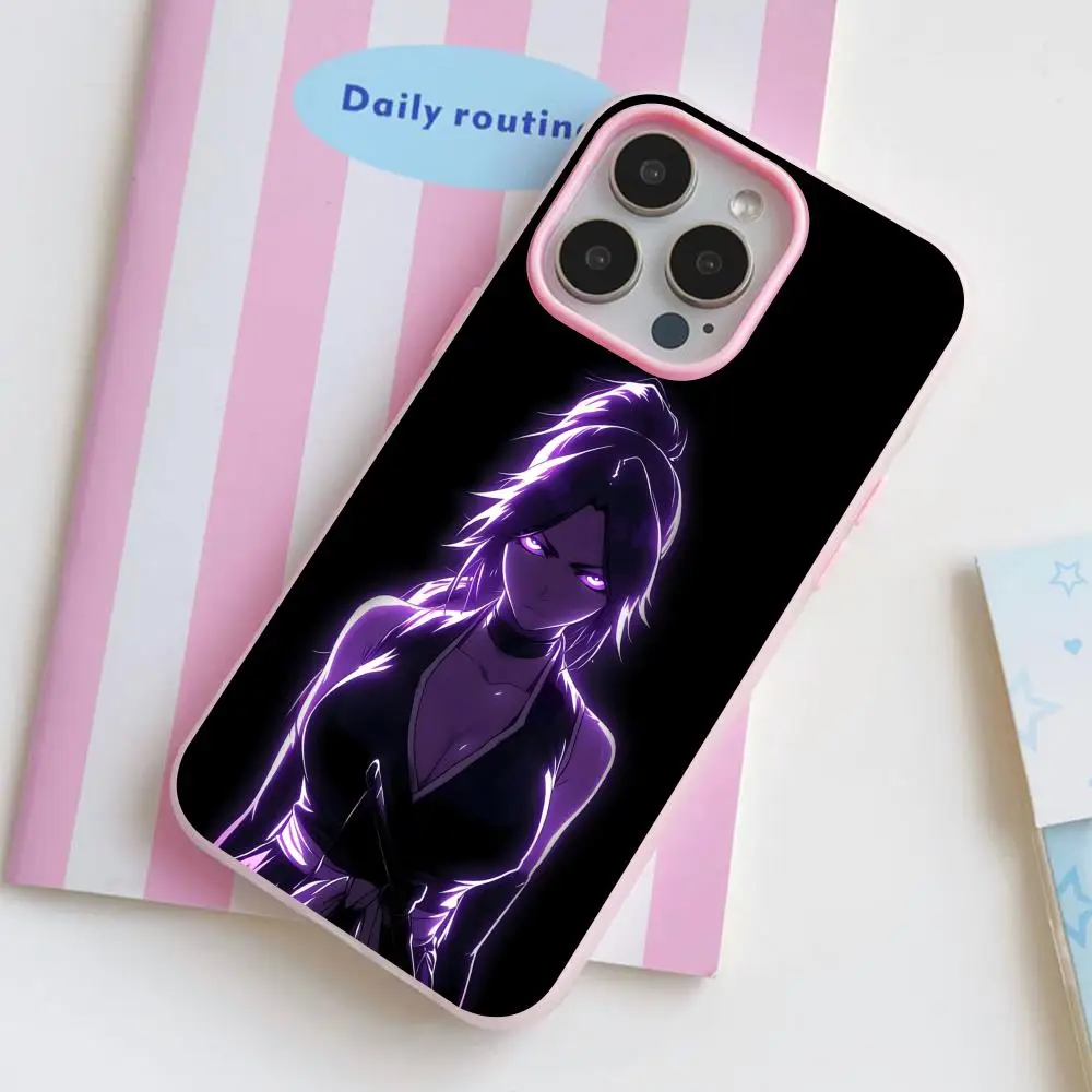 

Чехол для телефона Yoruichi Shihouin Jelly, двухслойный, розовый, для iPhone 17 16 15 14 13 12 11 Air Pro Max Plus, защитный