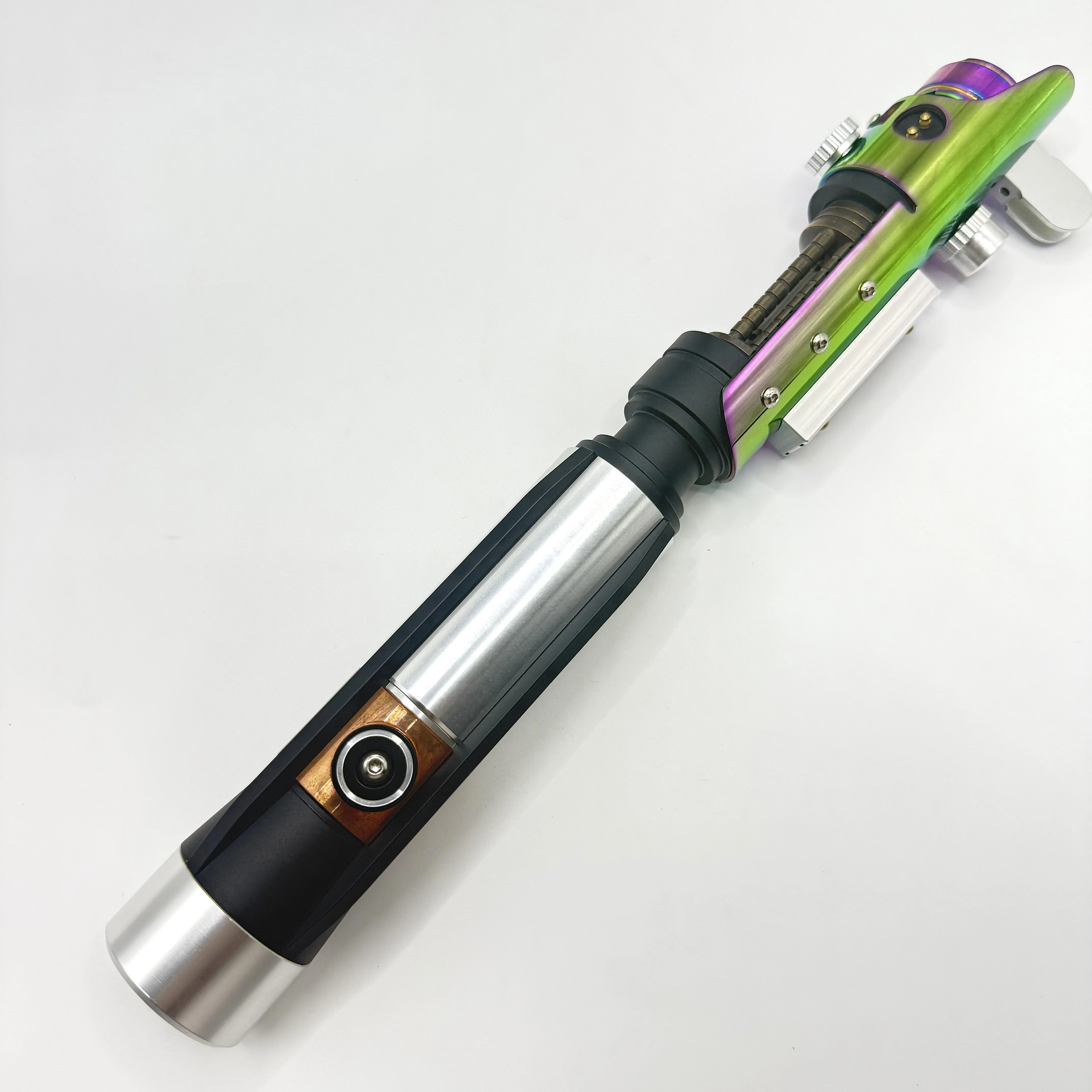 

Кристалл Старклер, ограниченная серия, запеченный синий Sabre Proffie v2.2, тяжелый дуэльный световой меч, лазерный меч, металлическая рукоять, гладкие качели