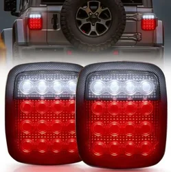 LED Rear Light Stop Tail Reverse Running Brake License Light for Jeep Wrangler TJ CJ YJ JK Truck Trailer Boat Tail light