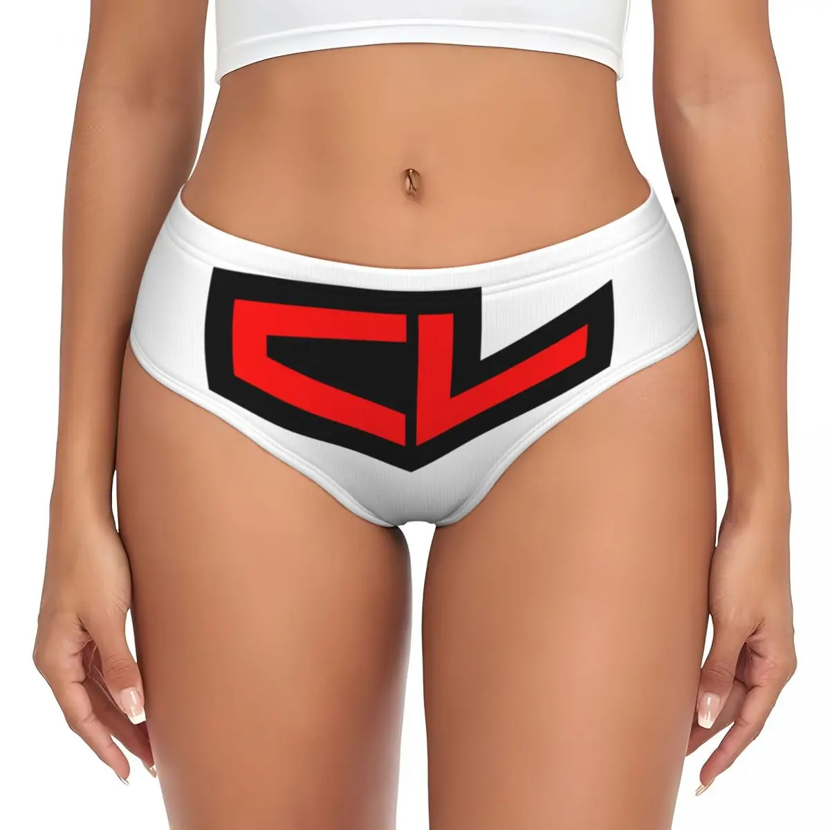 Custom Charles Leclerc Briefs Underwear Womens Comfortable Stretch CL Sport Car Racing Panties