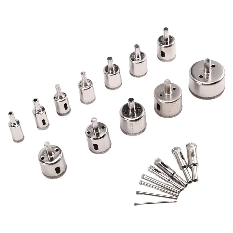 

CHCH For Glass For Bottle Jar Cutting 50Mm Diamond Drill Bit 1Set For Drilling Sawing Granite Stone Tile Cutting