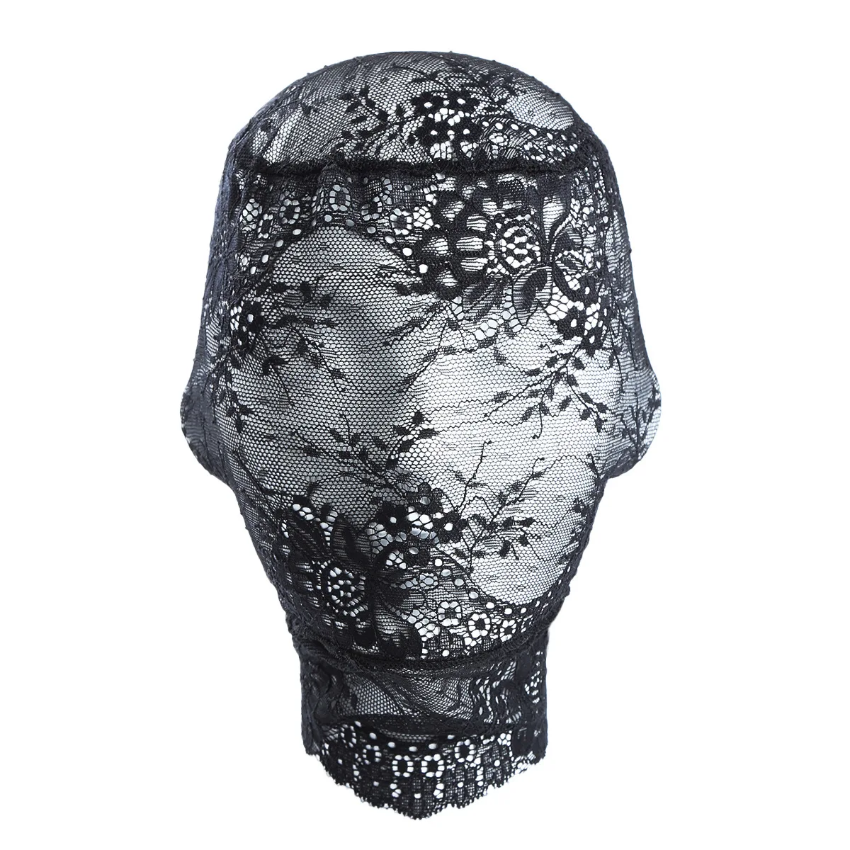 Sexy Slave Mesh Full Head Mask Sex Toys for Women BDSM Bondage Restraint Fetish Hood Transparent Gimp Mask Exotic Accessories