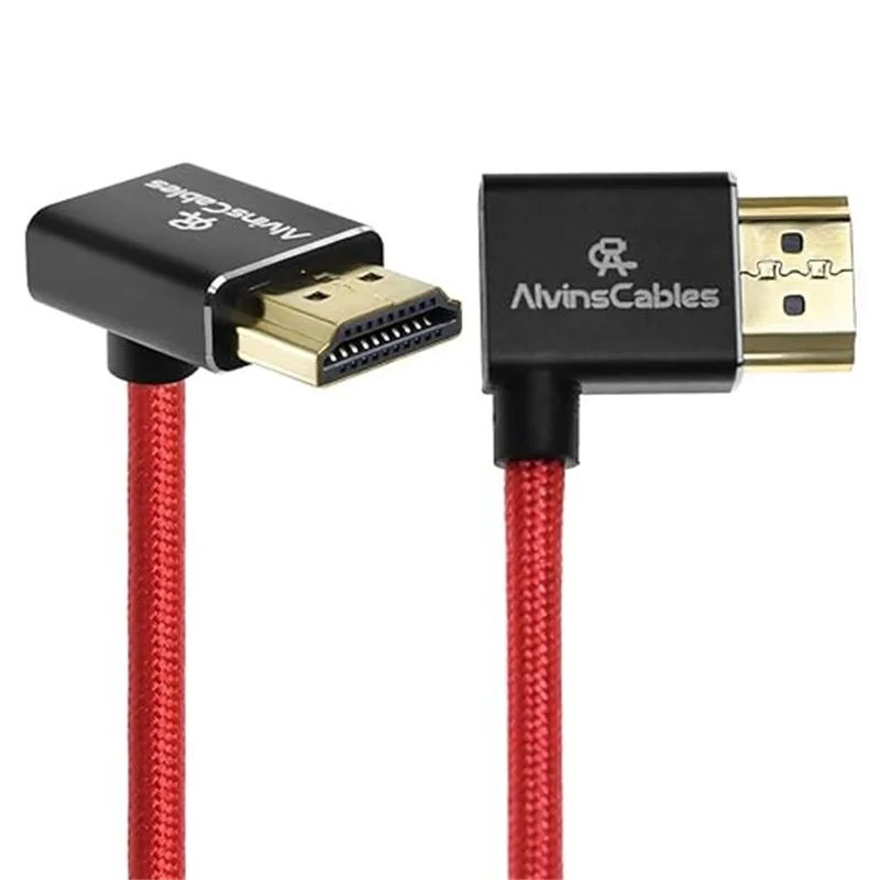 

Alvin's 8K Coiled HDMI 2.1 Cable 3m Right Angle for 12G SDI Rigs
