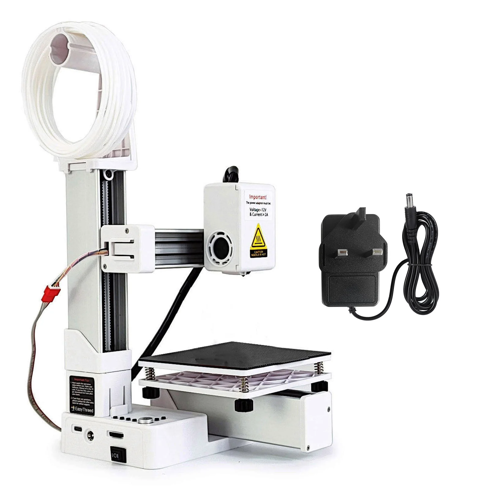 Kleine Frequentieverdeling Multiplexing 3D-printer Hoge nauwkeurigheid Snelle verwarming Compacte 3D-drukmachine 100X100X100MM