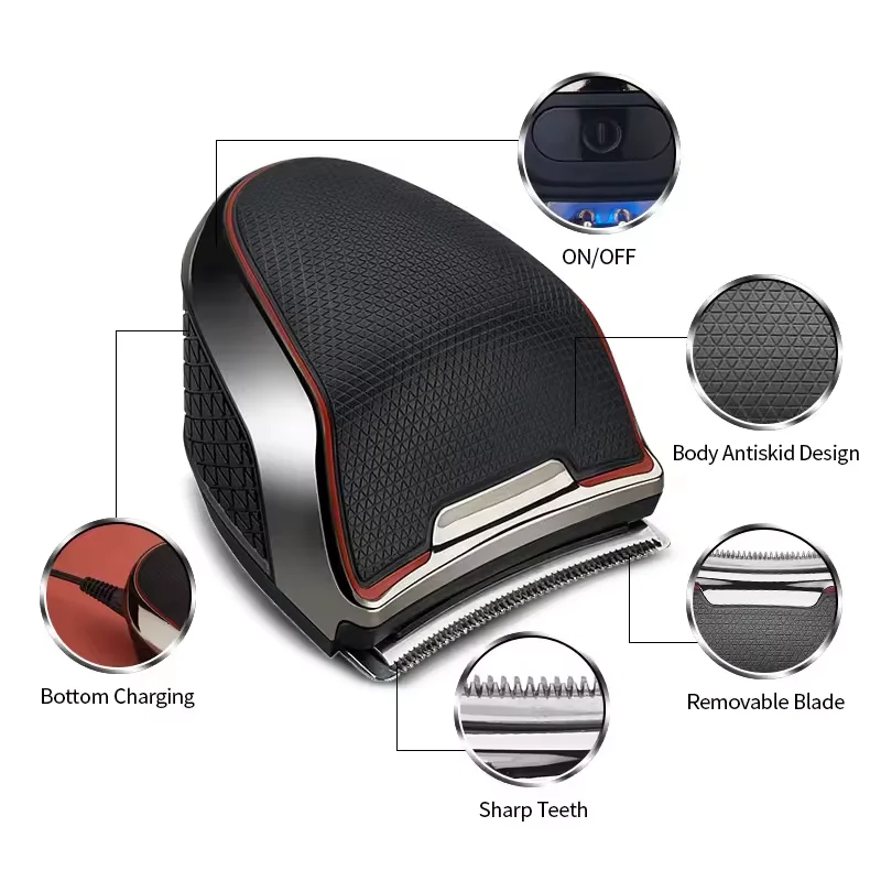 WAIKIL-Barber Trimmer Multi-funcional Masculino, Carregamento USB, Mini Portátil, Impermeável, Sem Fio, Cortador de Cabelo, Viagem