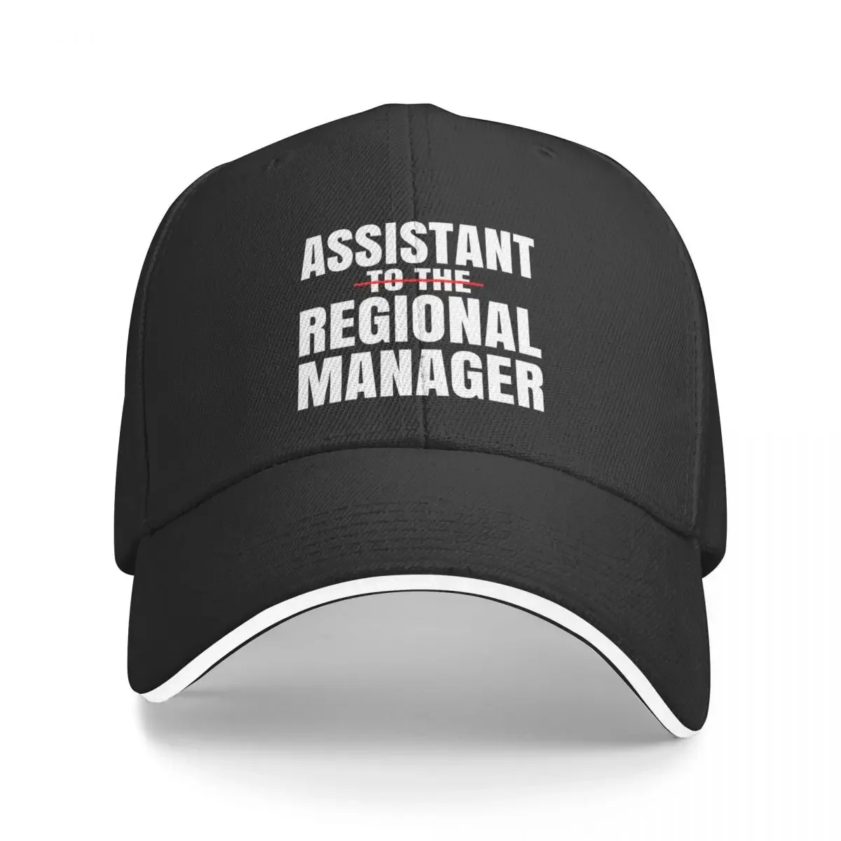 New Assistant To The Regional Manager - Office Funny Tv Show Baseball Cap cute Visor Baseball Cap For Men Women's