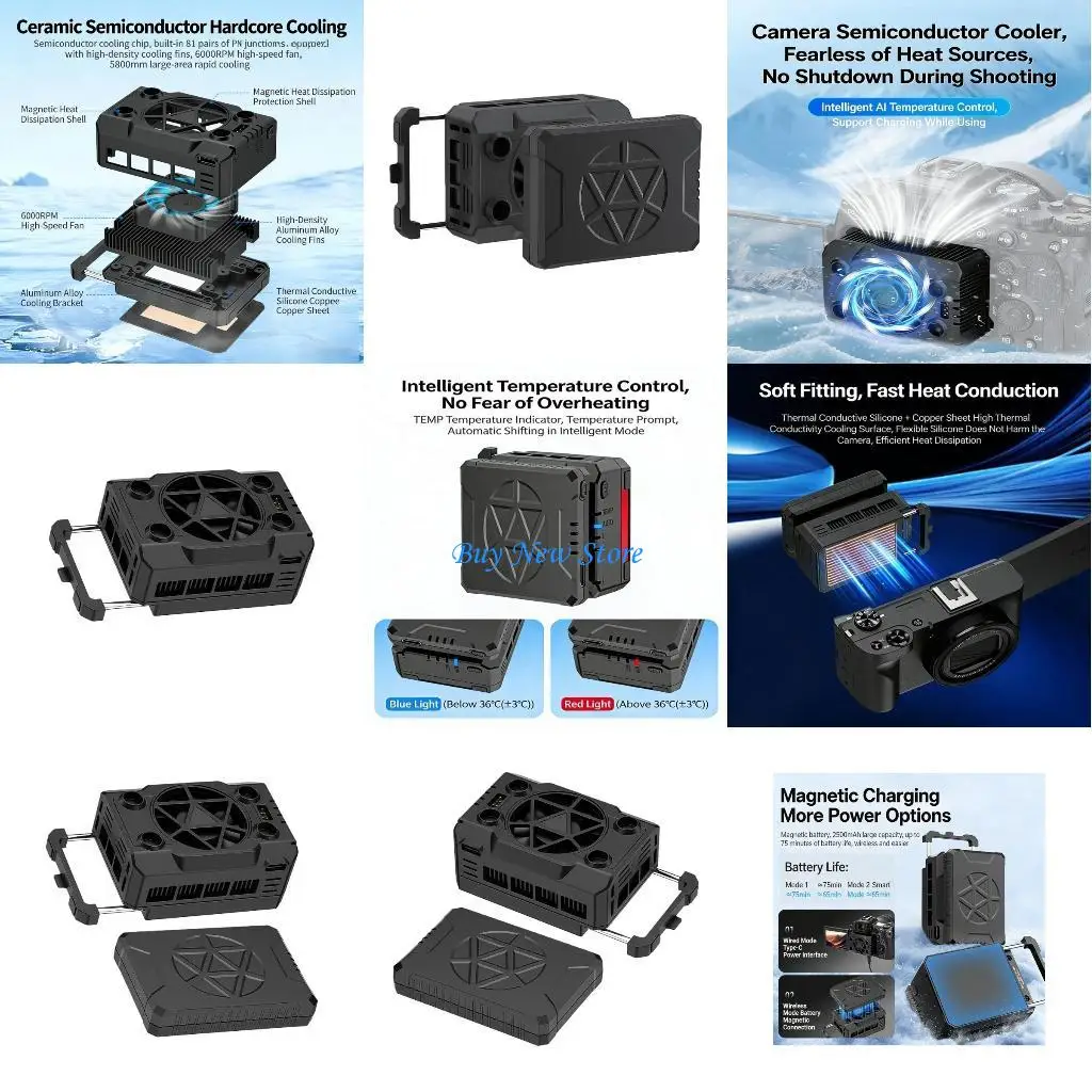 

20CE Aluminum Construction Semiconductor Coolers Fan Overheats Protections Included