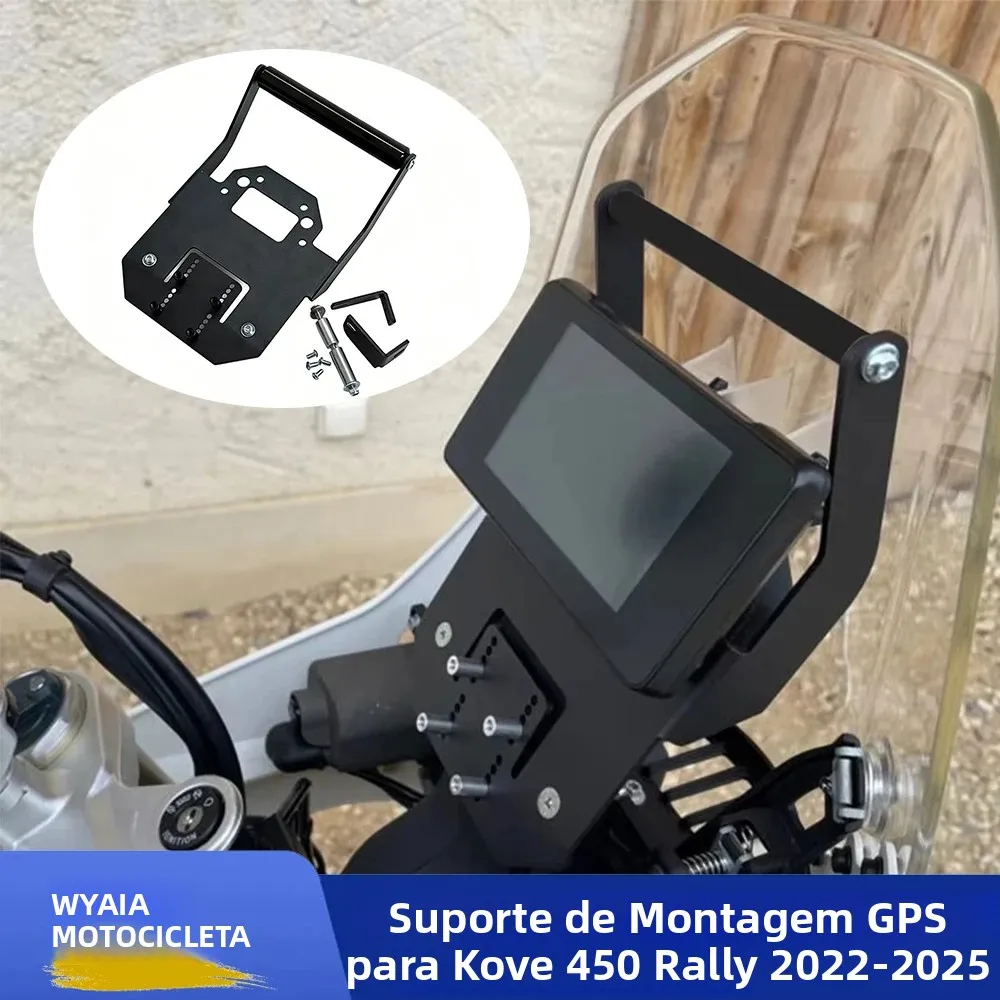 motorcycle-gps-navigation-mount-mounting-bracket-for-kove-450rally-450-rally-2022-2025-smartphone-gps-mounting-bracket