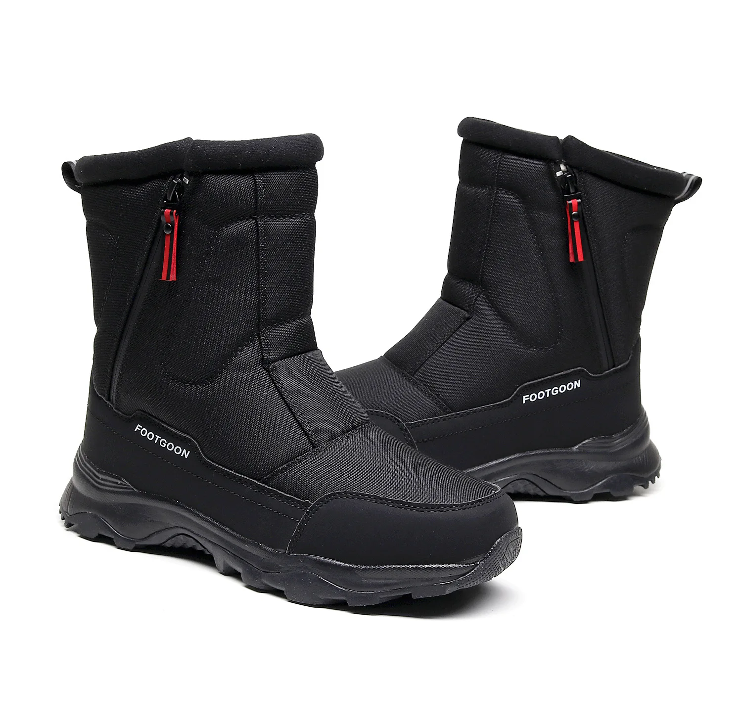 2026 Winter Snow Boots for Men Warm Ankle Boots Mid-calf Men Cotton Shoes Thick Plush Winter Boots for Male Women Cotton Shoes image 5