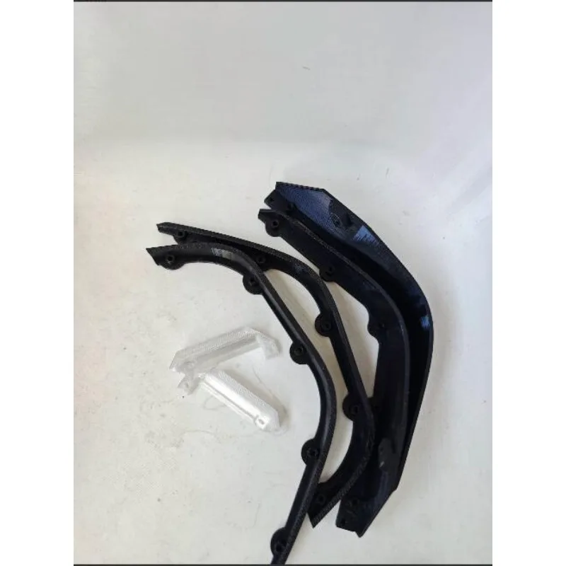 Frameless Wheel Arch Flares for 1/7 Rlaarlo MK07/JK07Pro,Integrated Lamp Housing,Solve Large Tire Rubbing Issue,RC upgrade parts