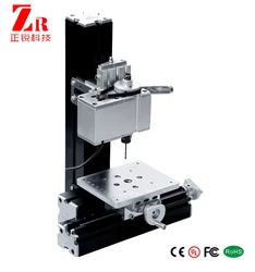 ZR Mini Metal Drilling Machine, 36W 12V STEM Miniature Driller DIY Maker Tools for Hobbyist Model Making Craft