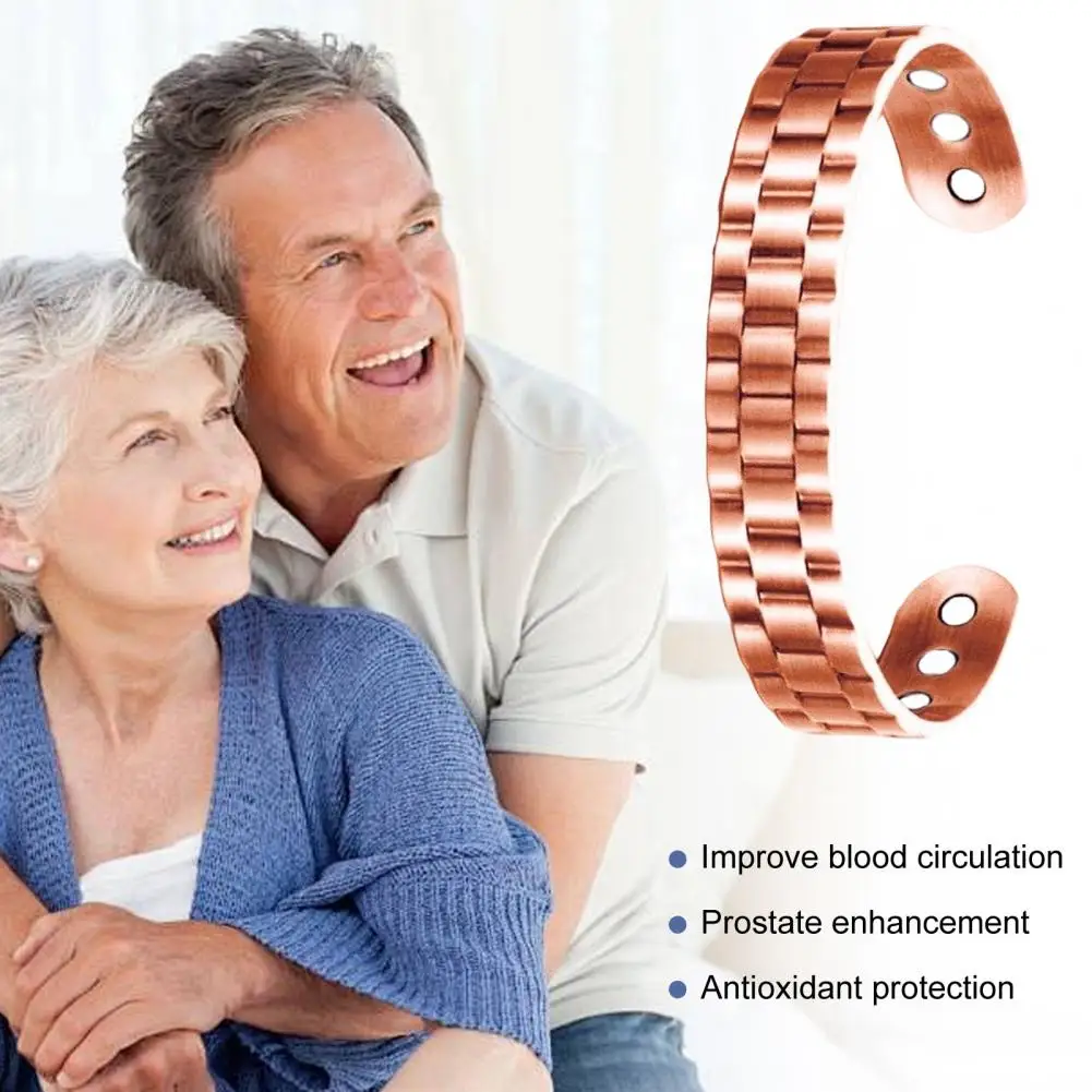 Magnetic Copper Prostate Strap Strengthens Prostate Circulation Boosting Wristband Antioxidant Bracelet for Men