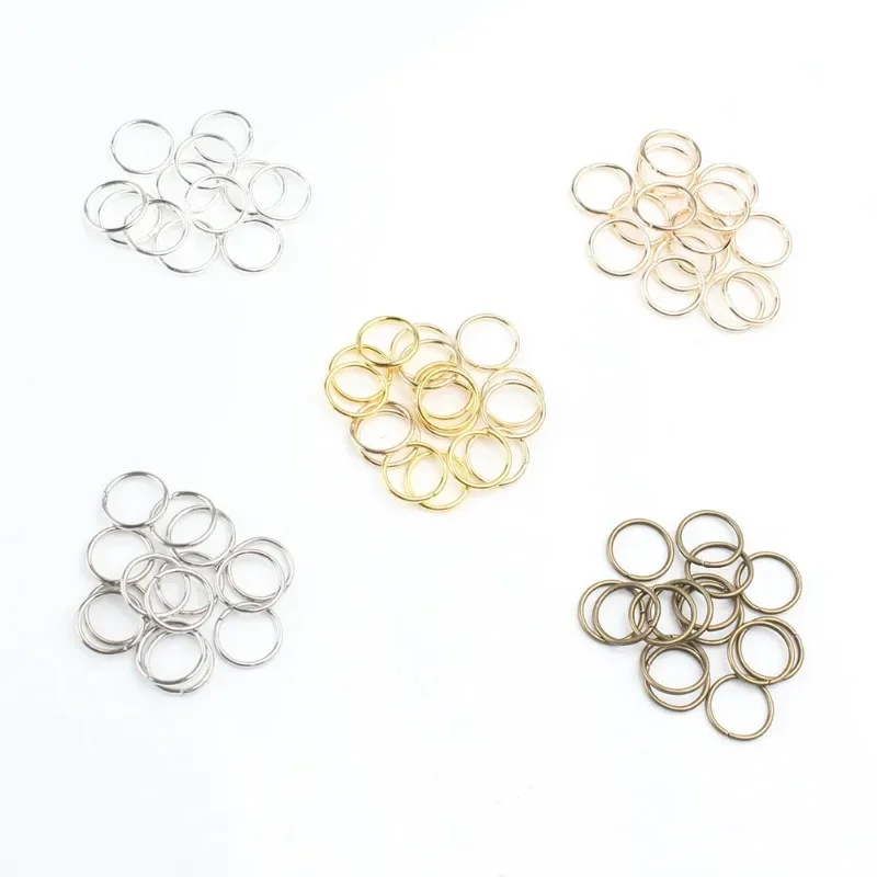 200pcs 3-12mm Stainless Steel Open Jump Rings For Jewelry Making Supplies DIY O-ring Connectors For Jewelry Materials Parts