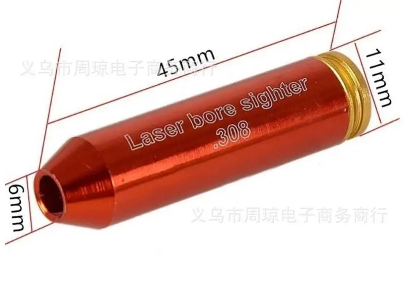 Tactical Red Laser Bore Sighter Training Boresighter For 12GA 20GA .223 .308 7.62 9mm Caliber Zeroer Calibrator Red Dot Lasers