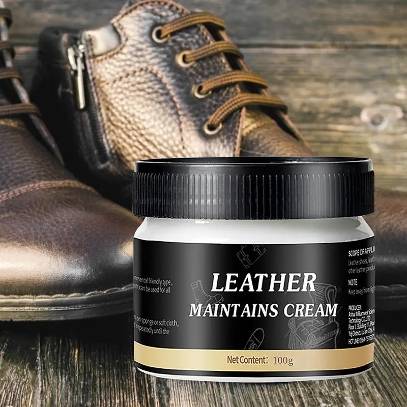 Leather Cream Leather Conditioner for Leather Pant Bag Shoes Furniture Car Seats Polishing Nourishment Care Leather Maintenance