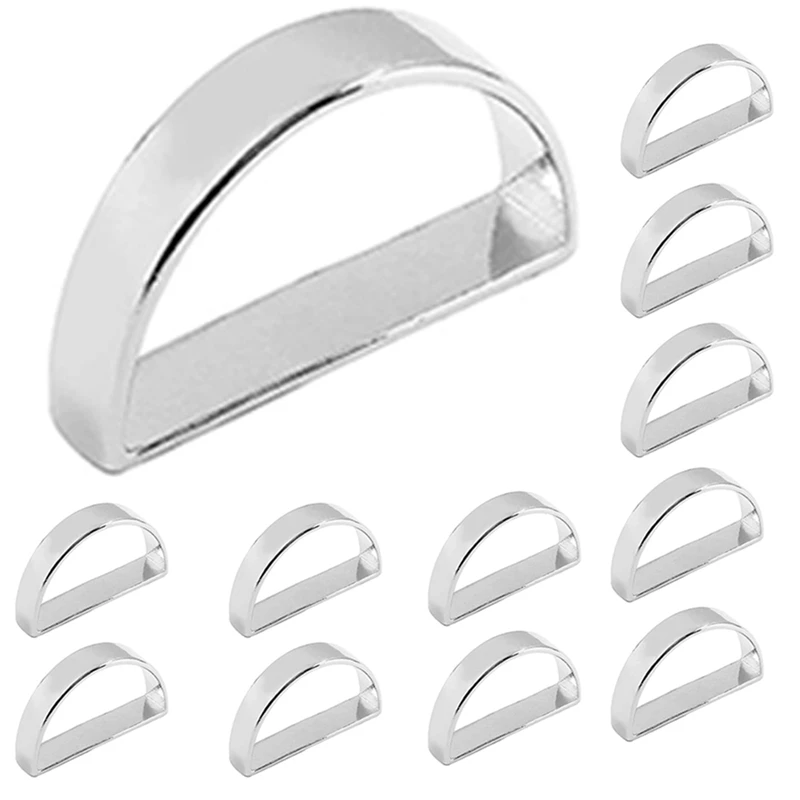 12 PCS Napkin Rings For Valentine,Mothers Day,Thanksgiving,Christmas,Anniversary Dinners Silver