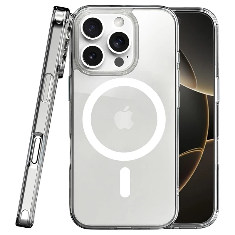 

Shockproof Military Grade Case for iPhone 16E 16 15 14 13 12 11 Pro Max Magnetic Phone Back Case for iPhone 16 15 14 Plus Cover
