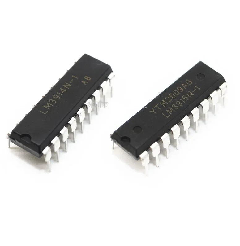 10 قطعة LM3914N LM3915N LM3915N-1 LM3914 LM3914N-1 LM3915N-1 LM3916N-1 DIP-18 LED الإضاءة السائقين
