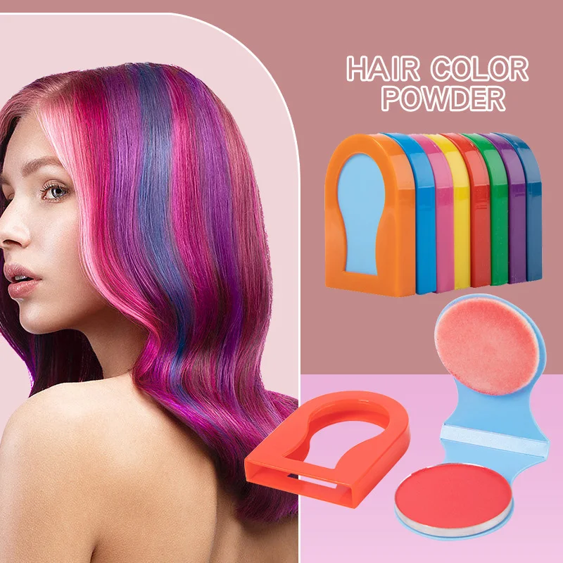 

8 Colors Temporary Hair Chalk Washable Hair Color Makeup For Sport Events Halloween Christmas Cosplay DIY Party Hair Dye